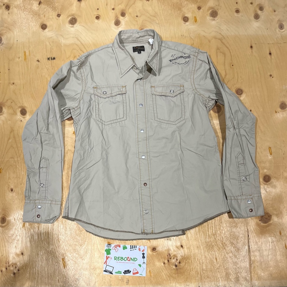 NWT Energie Beige Overshirt (Size XL)